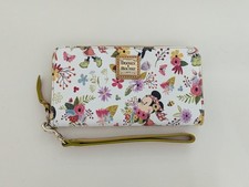 Dooney And Bourke X Disney Minnie Mouse Flower And Garden Wallet Wristlet