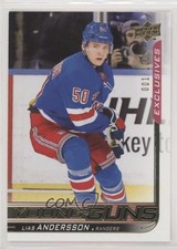2018-19 Upper Deck Young Guns UD Exclusives 1/100 Lias Andersson #497 0e3