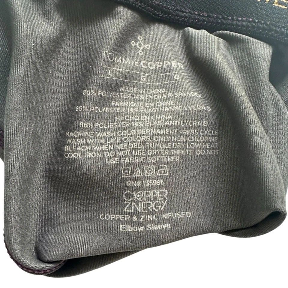 Tommie Copper Elbow Sleeves Set of 3 (Purple Camo, Aqua Blue, Black) Size L NWOT - Image 3 of 4