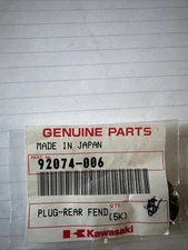 Kawasaki A1 A7SS W1 A7 KD125/175 92074-006 PLUG FENDER RUBBER (set Of 2)