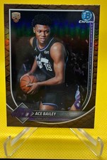 2025-26 Bowman Chrome Ace Bailey Reptilian Refractor #BCV-5 RC Jazz