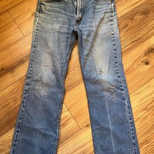Vintage 1996 Levis 517 Orange Tab Jeans Made in USA Distressed 34x30