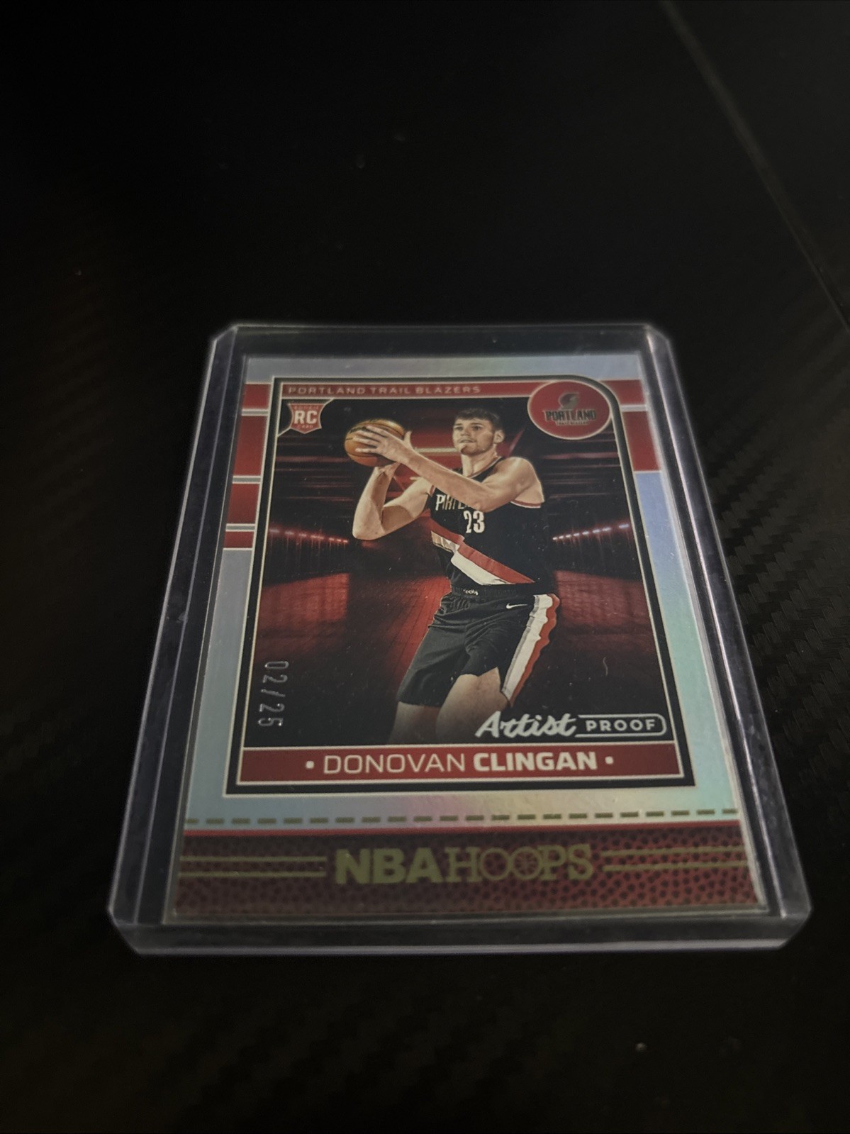 2024-25 Panini NBA HOOPS Rookies Donovan Clingan #237 Artist Proof /25 (RC)