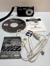 Vivitar ViviCam 7022 7.1MP Digital Camera Graphite w/ SD Card, USB Cord, Manual