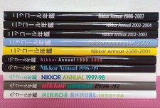 Nikon Nikkor Club Yearbook 10 Volumes Photography Photo Books Collectible