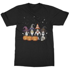 Funny Witchy Cat Squad - Halloween Pumpkin Graphic Unisex T-Shirt