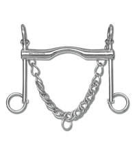 Waldhausen Kandarengebiss Edelstahl 12,5 cm normaler Anzug 18 mm