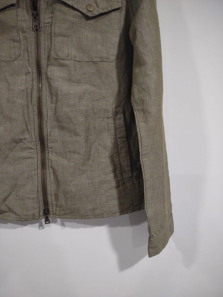 John Varvatos Santiago Linen Shirt Jacket ~ Men's Euro 44/ US XS - Image 2 of 4