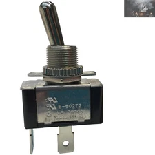 Compact Surface Mount SPST Toggle Switch, 20 A/125V AC for Reliable Performance