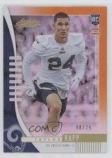 2019 Panini Absolute Rookie Orange Spectrum 48/75 Taylor Rapp #167 2u3