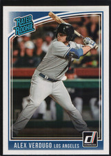 2018 Donruss Baseball #45 - Alex Verdugo RR, RC - Los Angeles Dodgers  (3574)