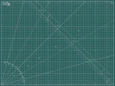 Elan A0 Green Self Healing Cutting Mat 36x48" Extra Large 5-Ply Craft Mat