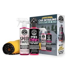 Chemical Guys Speed Shine, zestaw essentials do detailingu samochodowego. Mr Pink, Speed Wipe, MF