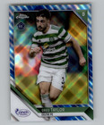 Greg Taylor 2021-22 Topps Chrome SPFL Scottish Premier League Blue Tartan /125