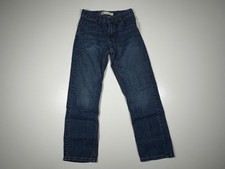 Levi s 505 Jeans Boys Straight Leg 14 25x27 Slim Blue Denim Classic Straight Leg