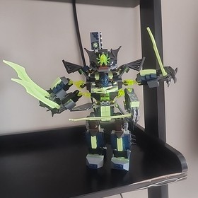 LEGO Ninjago Titan Mech Battle #70737 - Ghost Mech ONLY -Near Complete See Descp