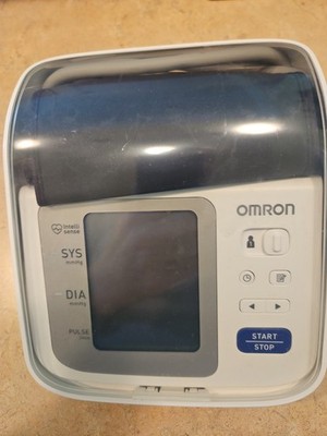 Omron BP7100 Upper Arm Automatic Blood Pressure Monitor W/  Cuff Tested Working