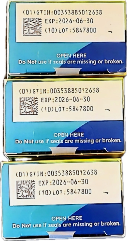 One Touch Ultra Plus Glucose Test Strips - 30 Strips X 3 - Expires 03/21/2026