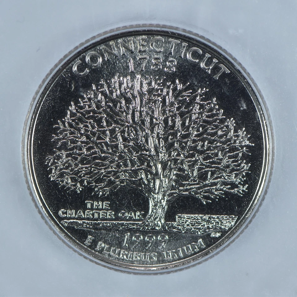 1999-P Washington State Quarter Connecticut MS68 ICG - Image 3 of 4
