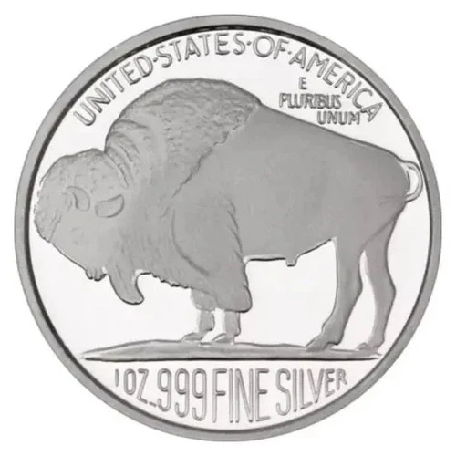 Buffalo Nickel .999 Fine Silver Round 1 Troy Ounce