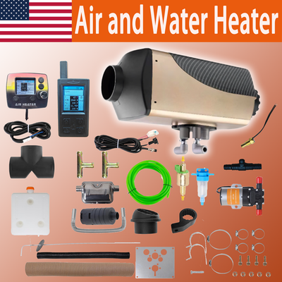 #ad 12V 7KW Diesel Heater All in One Air amp; Water Heating for RV Engine Block Preh $285.99