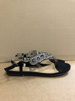 Selected By Brandon Damen Sandalen 3TCE139 Sommerschuhe, Schwarz, 38 Eu