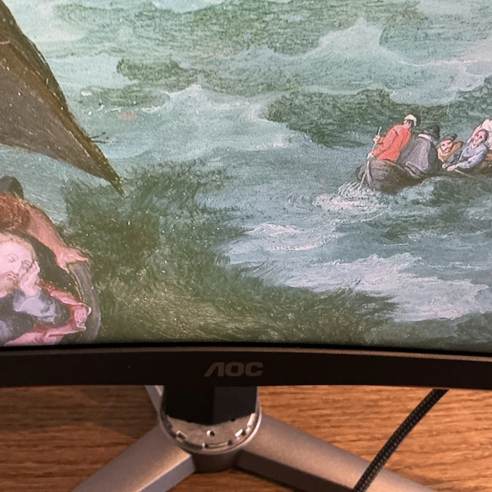 AOC - CU34G2XP 34" VA Curved Gaming Monitor, WQHD (3440x1440), 180Hz, 1ms, Fr... - Image 4 of 4