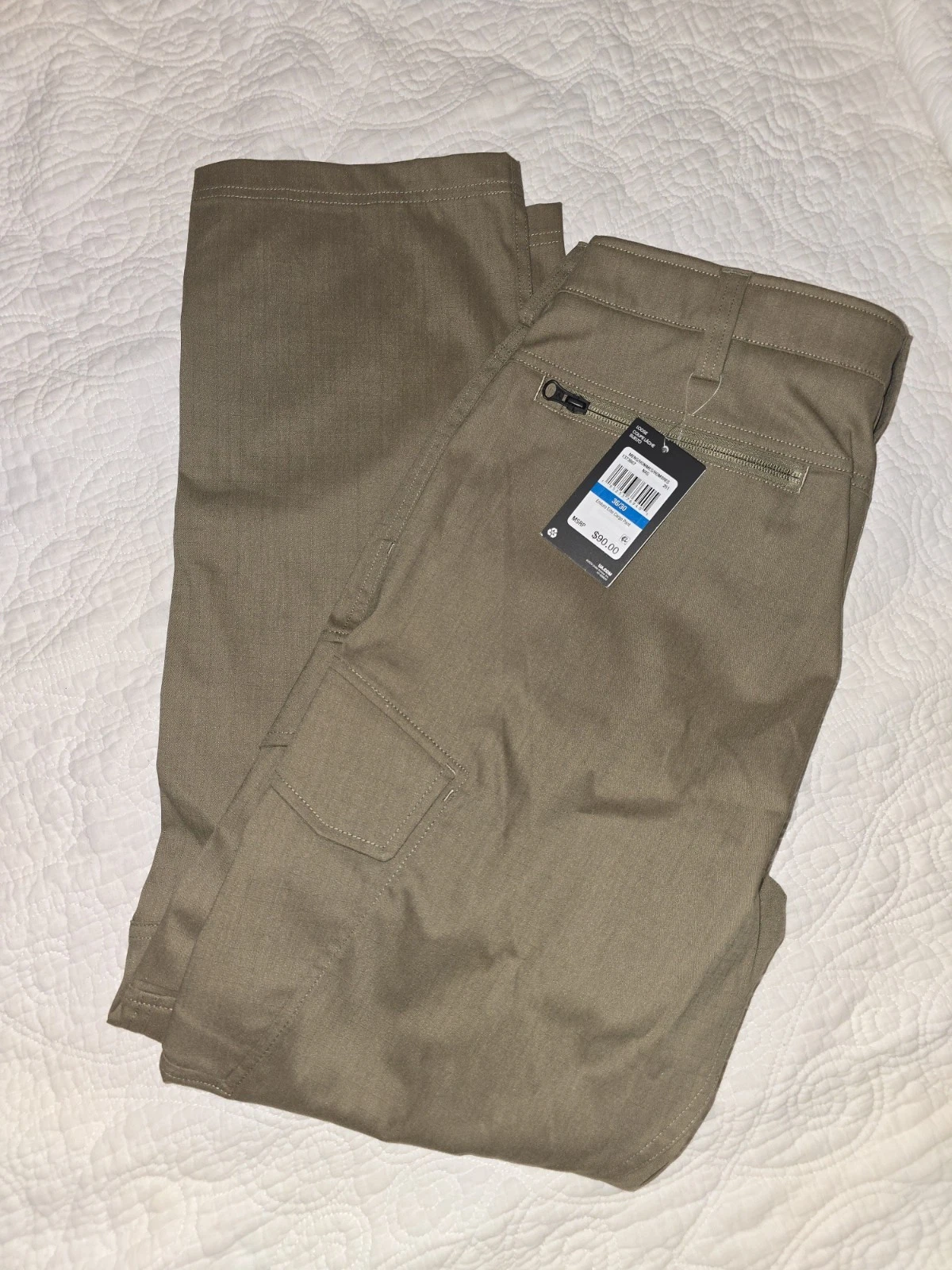Under Armour Men's Enduro Elite Cargo Pants 36W x 30L, Beige NWT