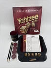 Vintage 1997 Milton Bradley Yahtzee Deluxe Edition Gold Board Game Damaged Box