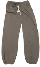 Fresh Produce Women  s Charcoal Sweatpants With Drawstring Size L Comfort Wear