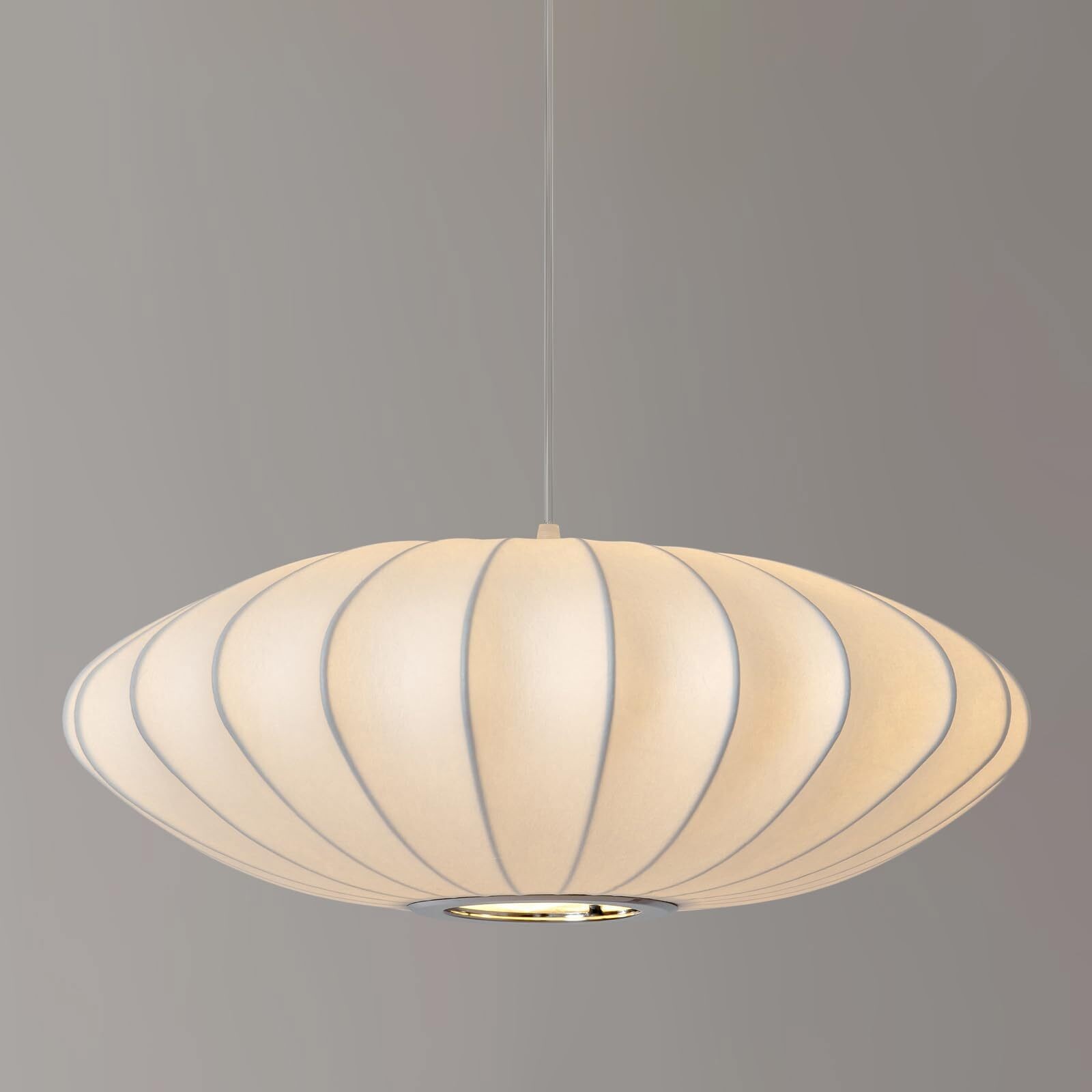 19.6 Inch Modern Large Pendant Light Nelson Silk Pendant Lights Modern Ceiling