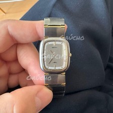 SEIKO Serbatoio Rettangolare Quadrato Vintage Ottime Condizioni