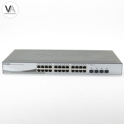 D-Link DGS-1210-24 D1 24 Port Gigabit Smart Managed Switch 19'' Rack VLAN
