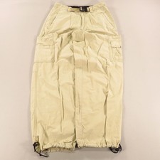 Old Navy Pants Men Small Baggy Y2K Tan Cargo Wide Leg Opening Raver Paratrooper