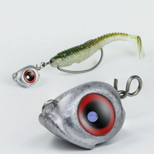 10Pcs Underspin Jig Heads Hooks Crappie Bass Fishing Lure Swimbait 1/8oz-3/4oz