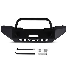 Front Winch Bumper W Bull Bar For Ford F250 F350 Super Duty 99-04 Powder-coated