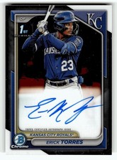2024 Bowman #CPA-ET Erick Torres Chrome Prospects Autographs