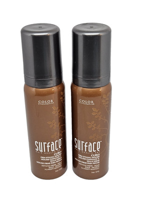 Surface Curls Firm Styling Mousse 2oz / 57g (LOT OF 2) Travel Size!