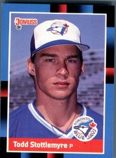 1988 Donruss Todd Stottlemyre RC Rookie #658 MLB Toronto Blue Jays Baseball Card. rookie card picture