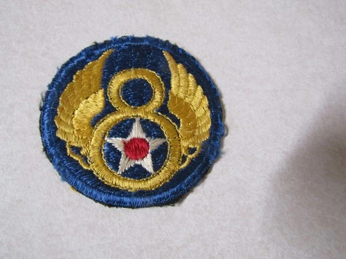 MILITARY PATCH WW2 ERA US ARMY AIR FORCE 8TH AIR FORCE #2