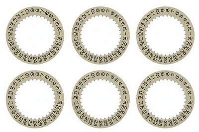 6 CALENDER DATE DISC FOR ROLEX DATE,DATEJUST AIRKING EXPLORER 3130/3135 CHAMPAGN