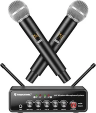 Wireless Microphone System Box With Music & Echo 