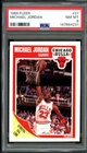 Michael Jordan Card 1989-90 Fleer #21 PSA 8