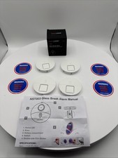 Window Alarm System 4-Pack - Ultra-Loud 120dB Alarms with Advanced Vibration Sen