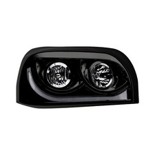 Freightliner Century Class Halogen LED Headlight Assembly Black Out - SET