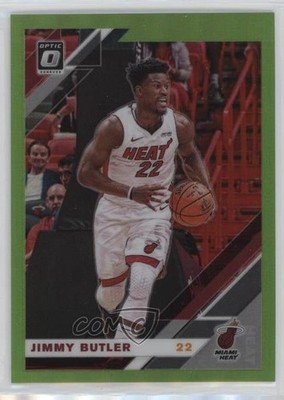 2019-20 Panini Donruss Optic Lime Green Prizm 33/149 Jimmy Butler #11 i0b