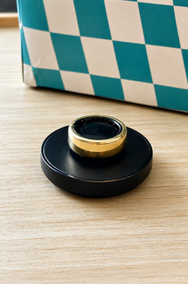 Oura Ring Horizon Gen 3   Gold   US Größe 9 inkl. Ladegerät