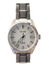 Seiko Presage Sharp Edges Automatic Watch Silver 6R35-00V Used