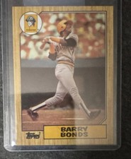 1987 Topps - Barry Bonds #320 Pirates Rookie Card RC. rookie card picture