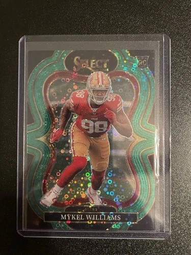 2025 Panini Select Football Green Disco Mykel Williams #316